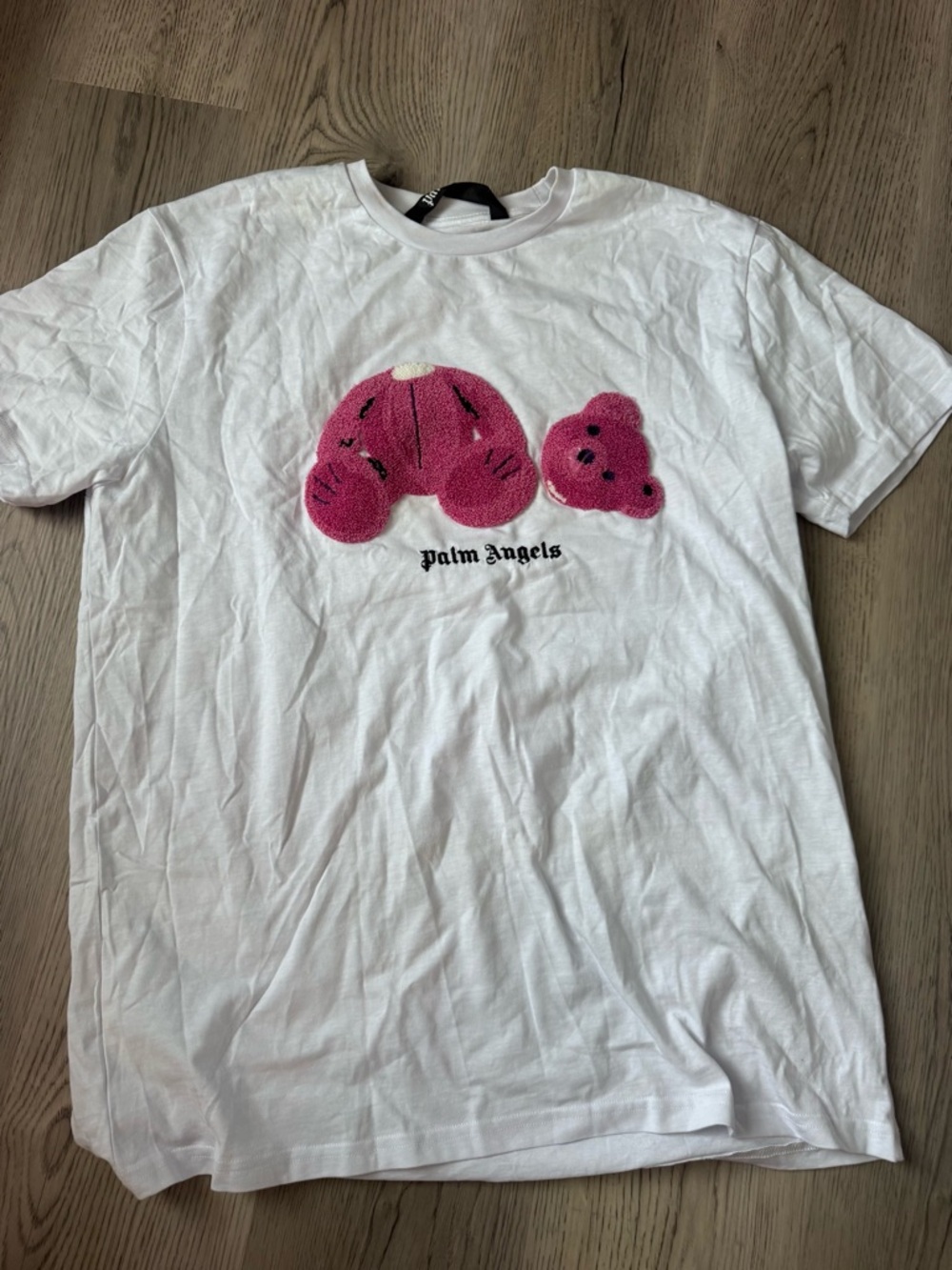 PALM ANGELS Pink Bear Shirt